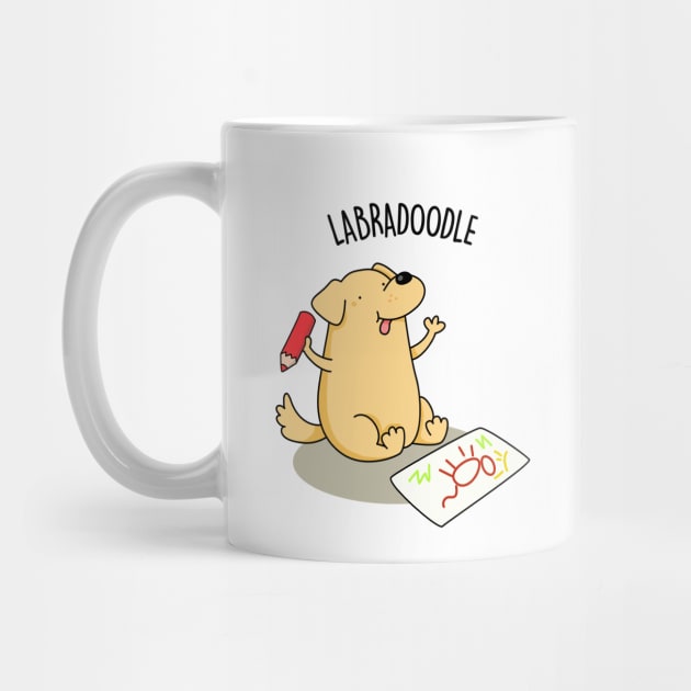 Labradoodle Cute Labrador Dog Pun by punnybone